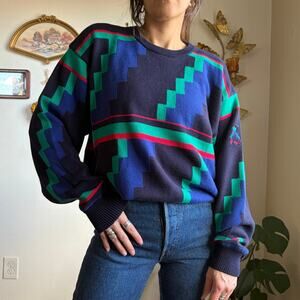 vintage funky cotton sweater